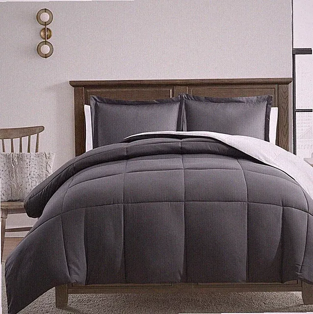 3 Pc Nymbus Comforter Set, Reversible Down Alternative Queen King Size Comforter
