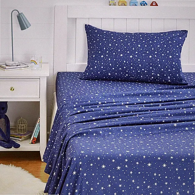 Kid's Soft Easy-Wash Microfiber 3-Piece Sheet Set, Machine Washable, Twin